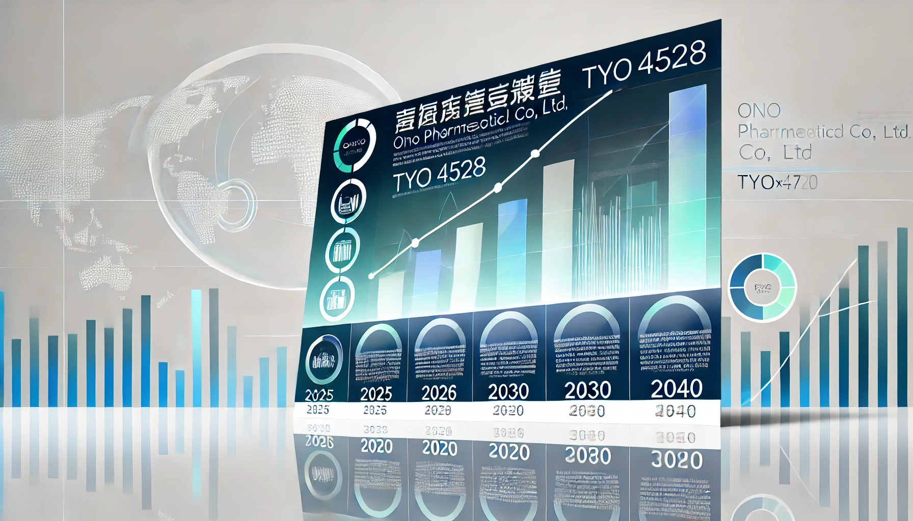 小野薬品工業（TYO 4528）の2025年、2026年、2030年、2040年の株価予想