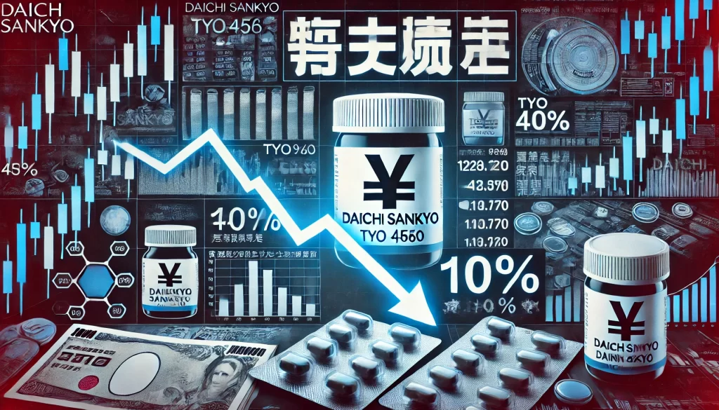 第一三共 (Tyo 4568) の最近の株価急落の内訳: 10% 以上の下落とその影響についての徹底した調査