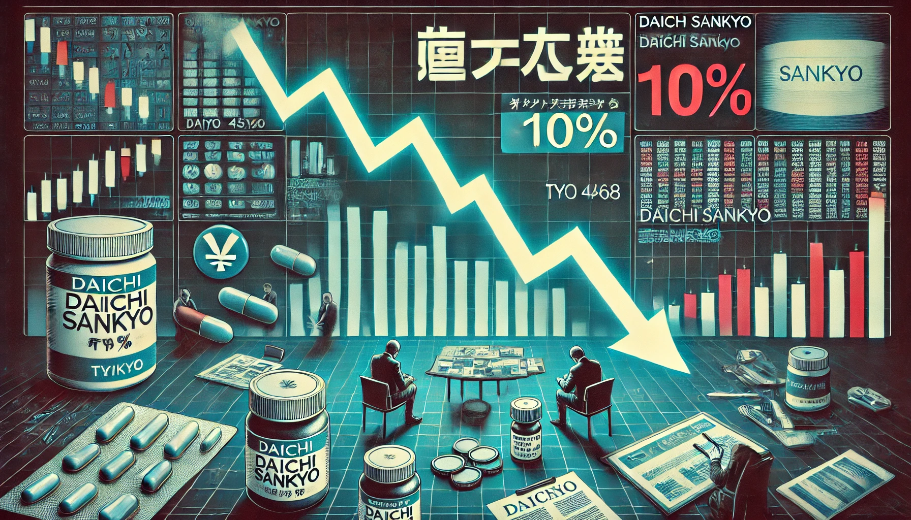 第一三共 (Tyo 4568) の最近の株価急落の内訳: 10% 以上の下落とその影響についての徹底した調査