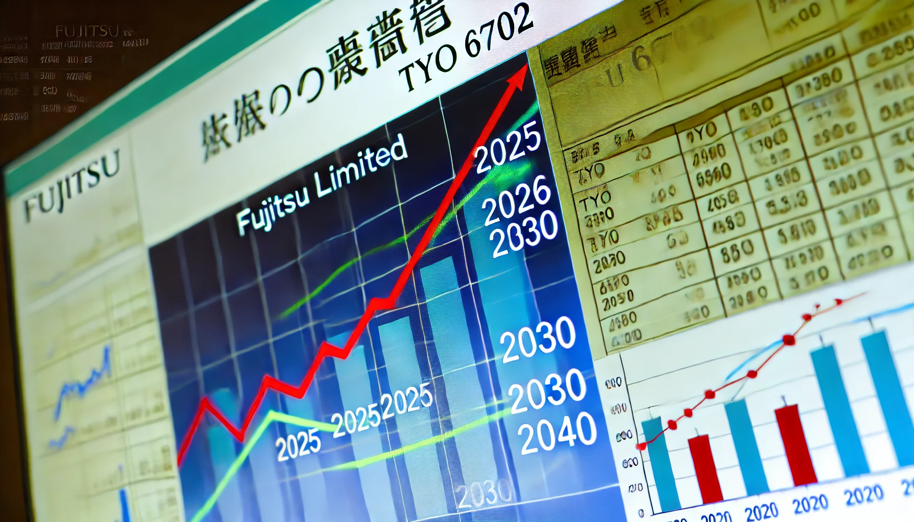 富士通株式会社（TYO 6702）の株価と2025年、2026年、2030年、2040年の配当予想